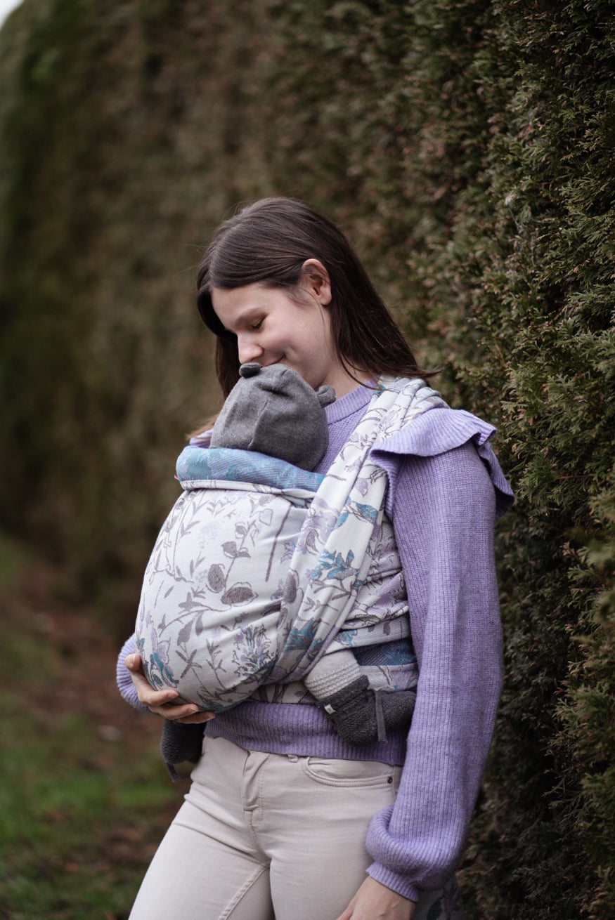 Baby Wrap Lilac Flowers Maggie