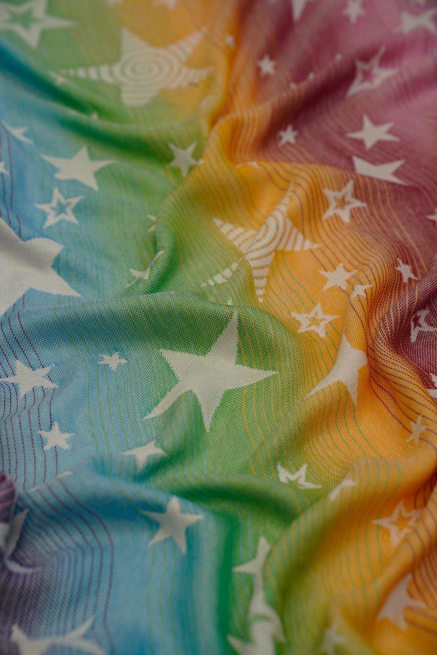 Kuscheltuch Rainbow Stars - KOKADI